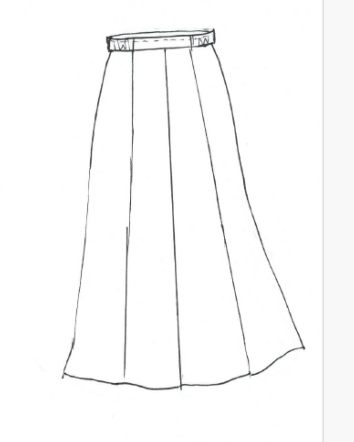Aurora Skirt - Flower Garden Print