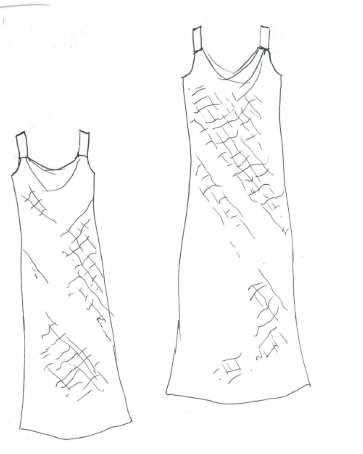 Strato Dress - Fishing Nets Print