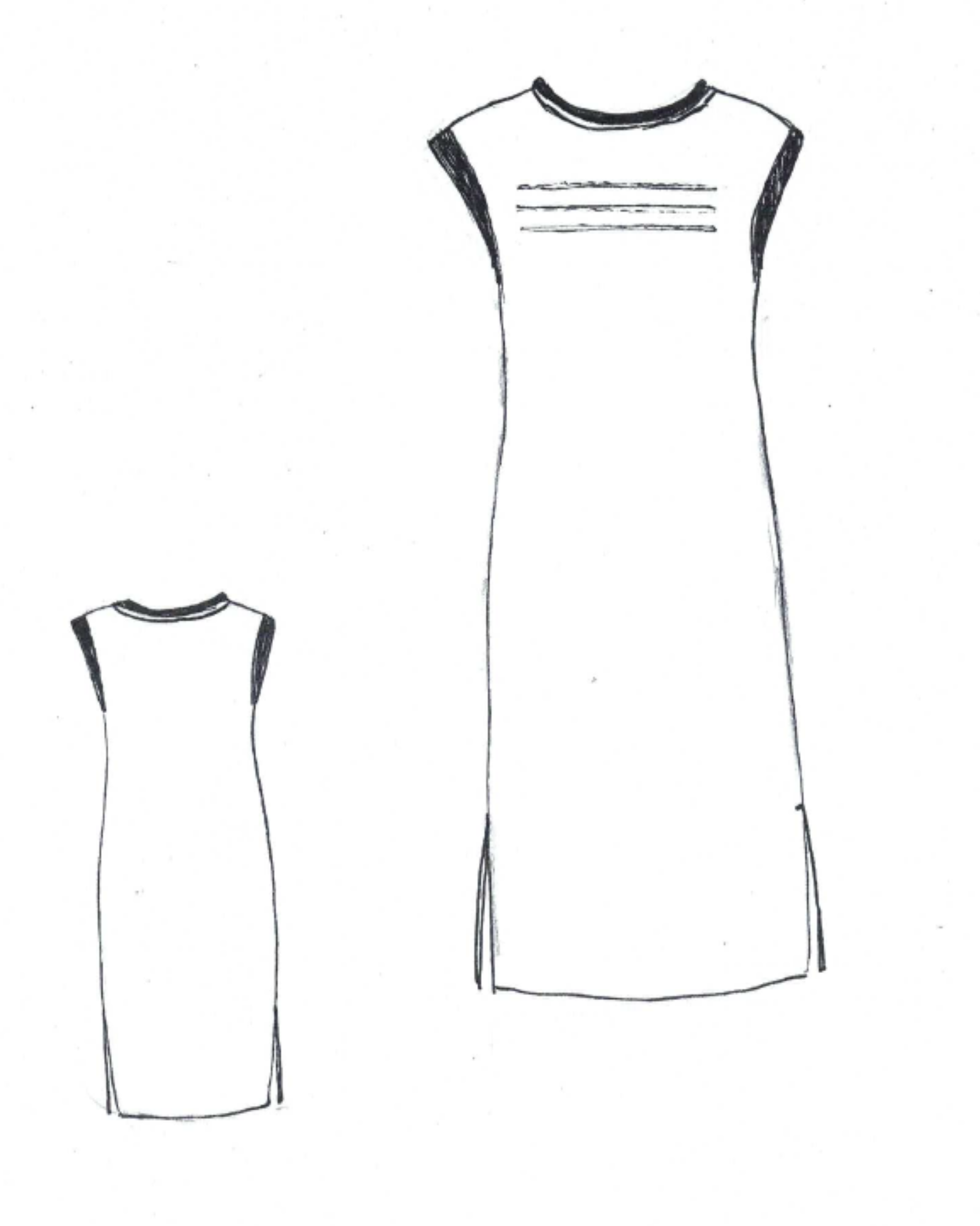 Zingaro Dress - Abstract Print