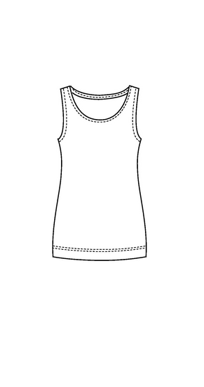 Yuma Singlet - Plain Silk