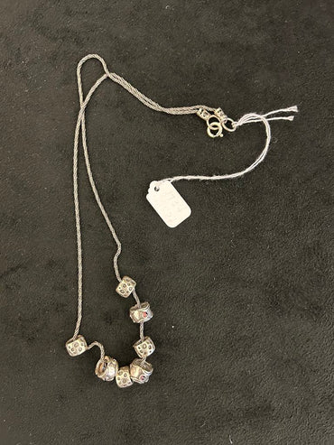Multi Piece with Garnets Necklace