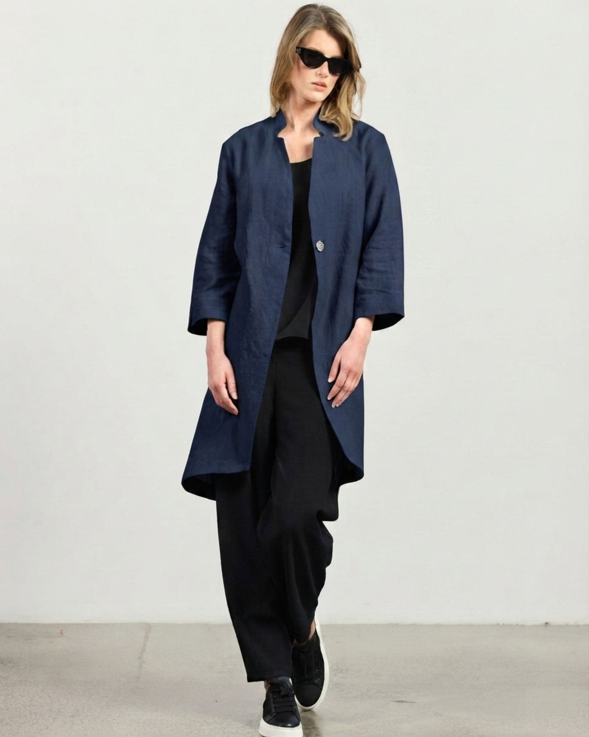 Alcamo Coat - Navy