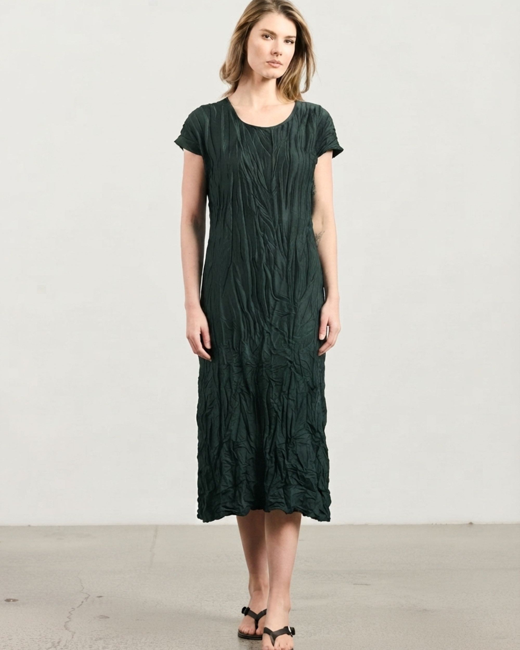 Avolo Dress - Cypress Green