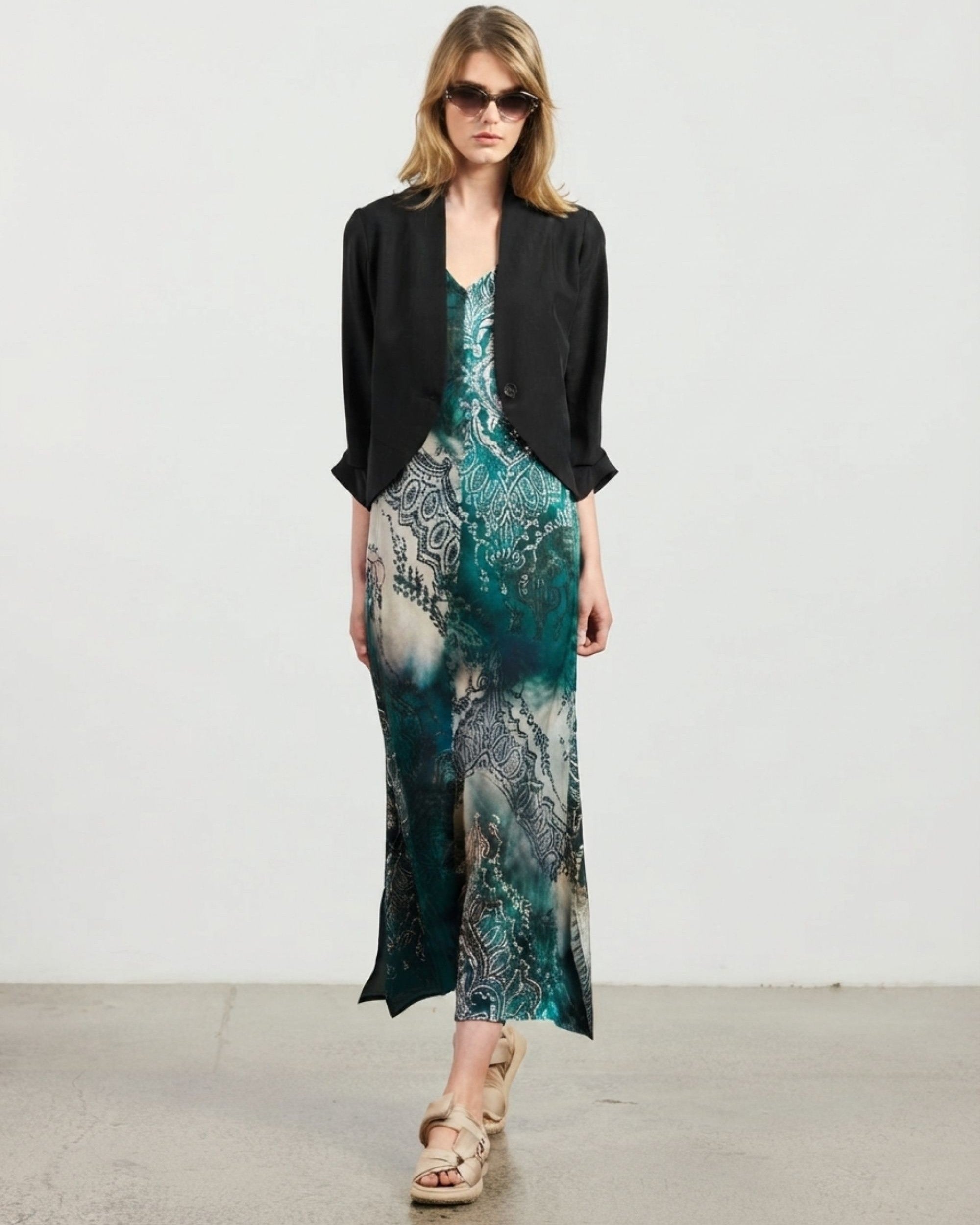 Ballaro Jacket - Black Silk