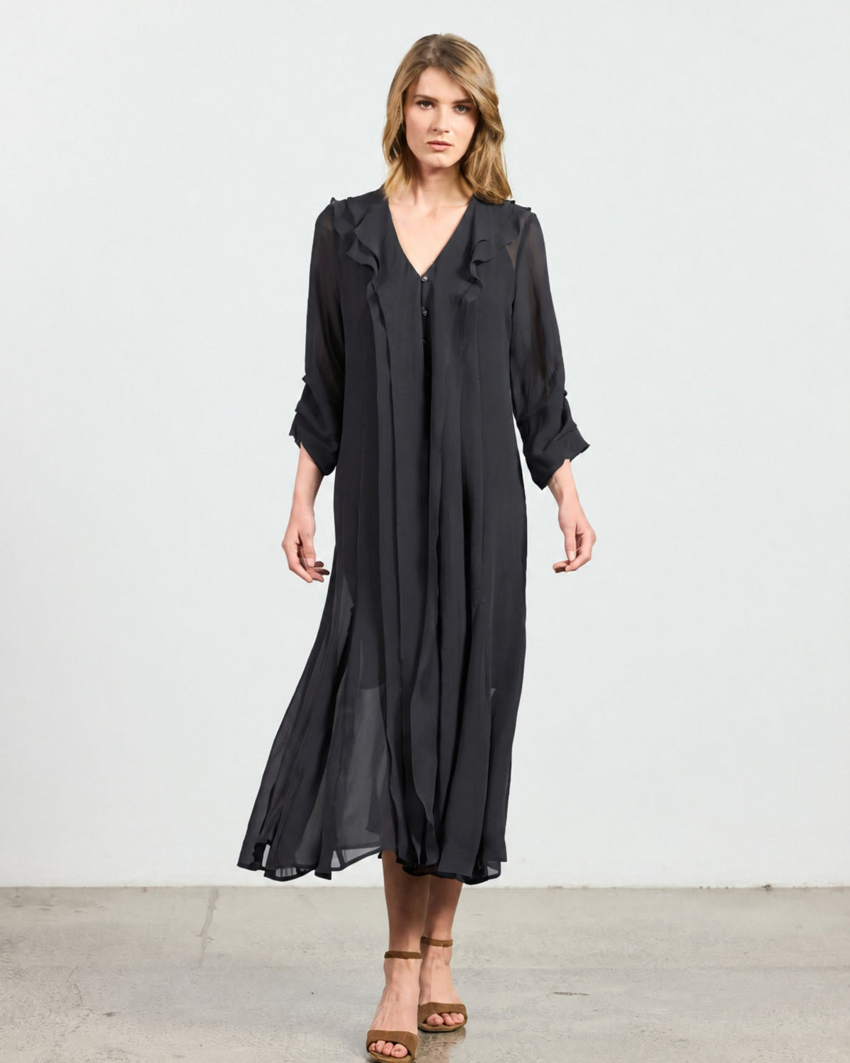 Carla Dress - Storm Grey