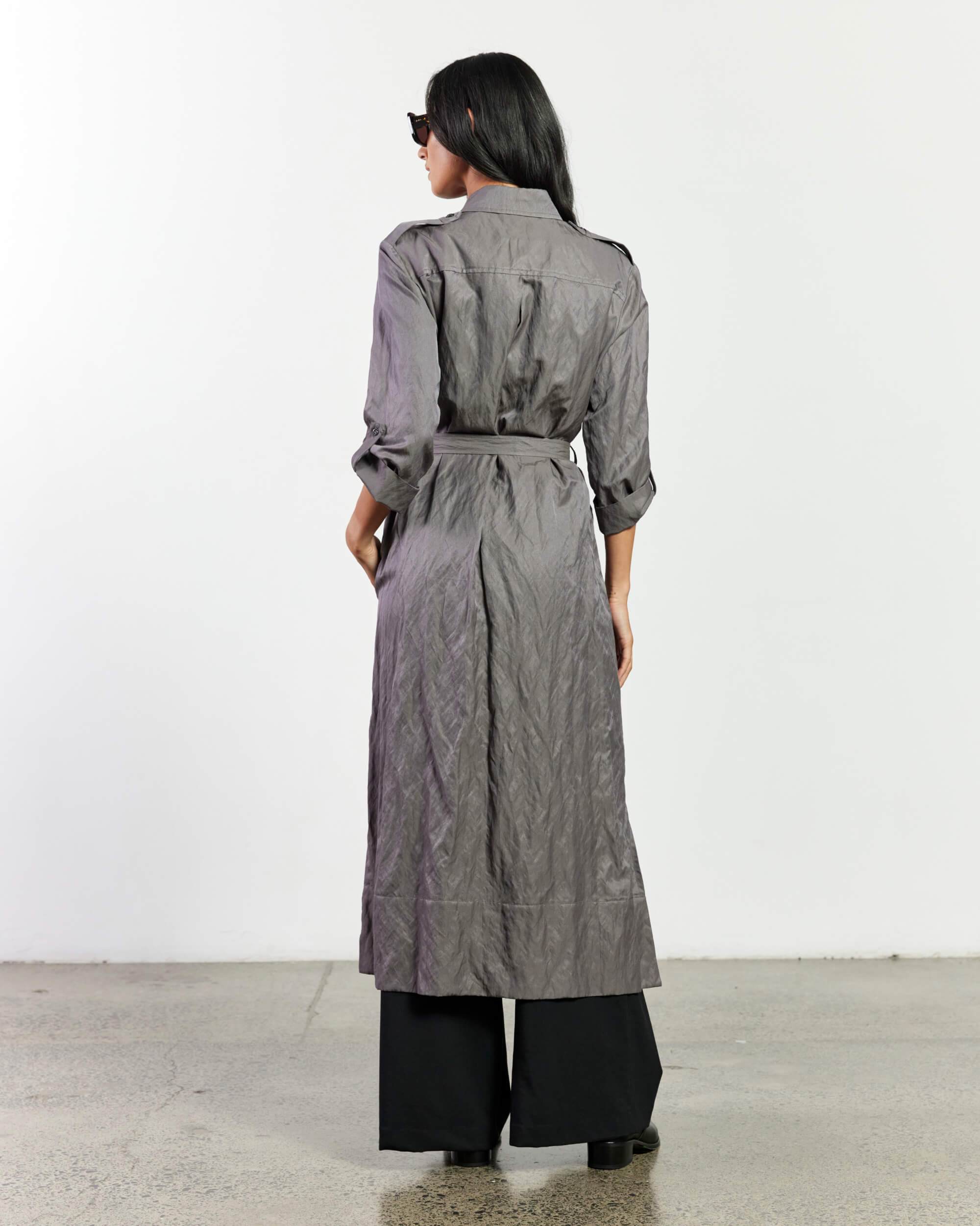Militia Dress - Cotton Metallic