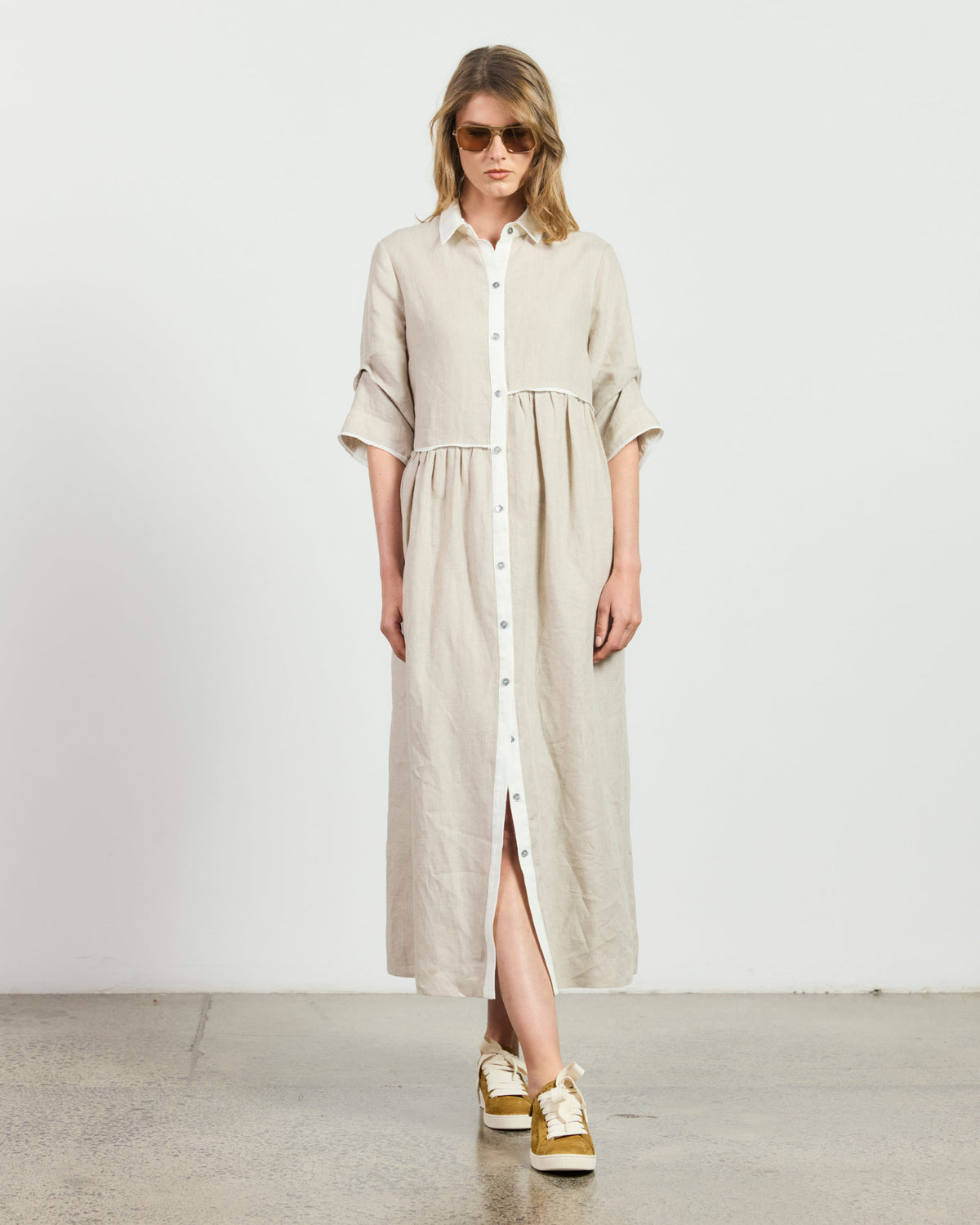 Caletta Shirtdress - Flax