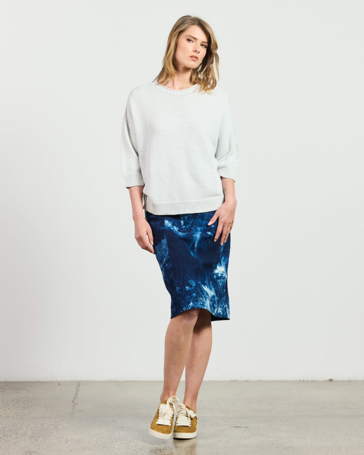 Rocco Skirt - Textured Denim