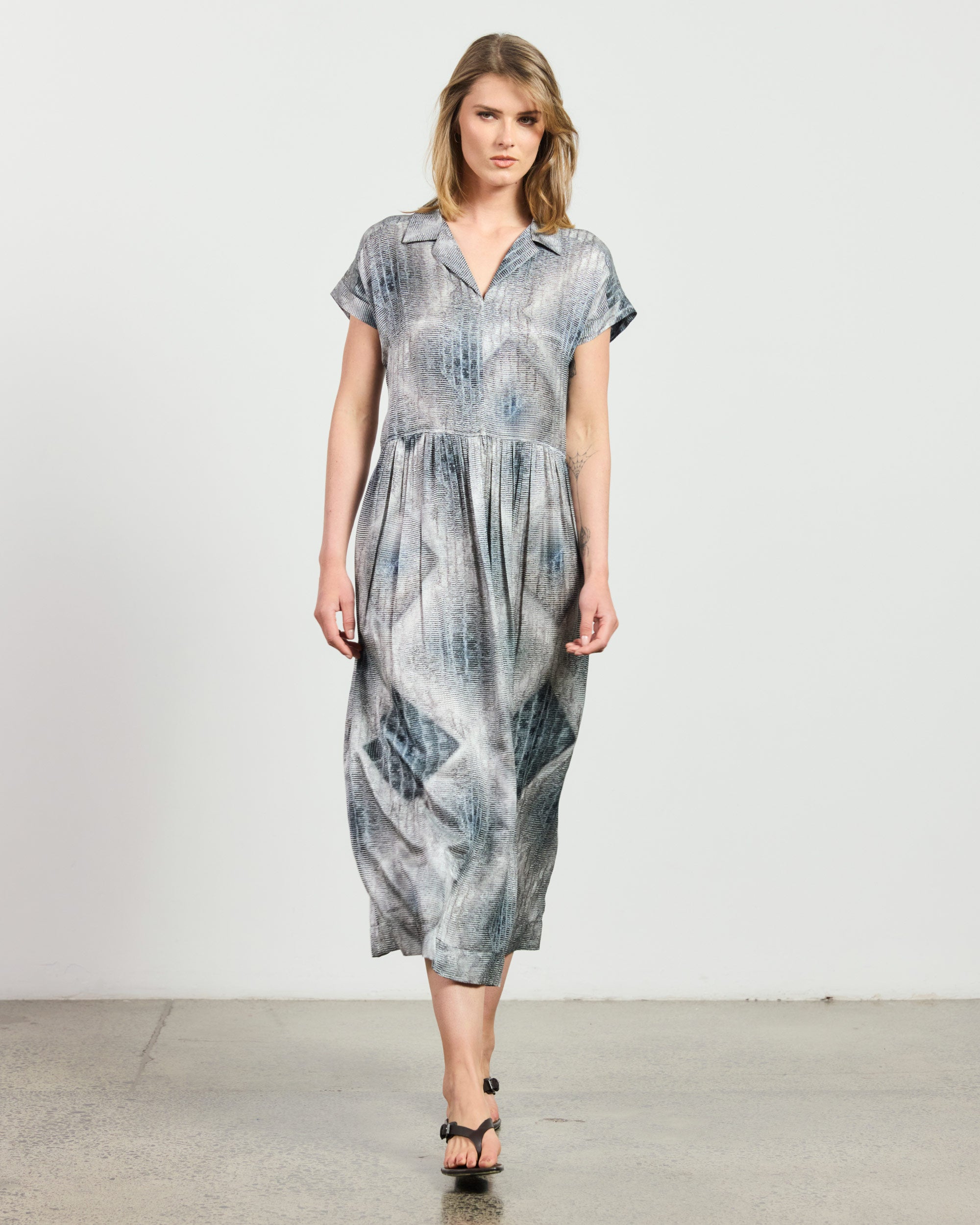 Giardini Dress - Diamond Print