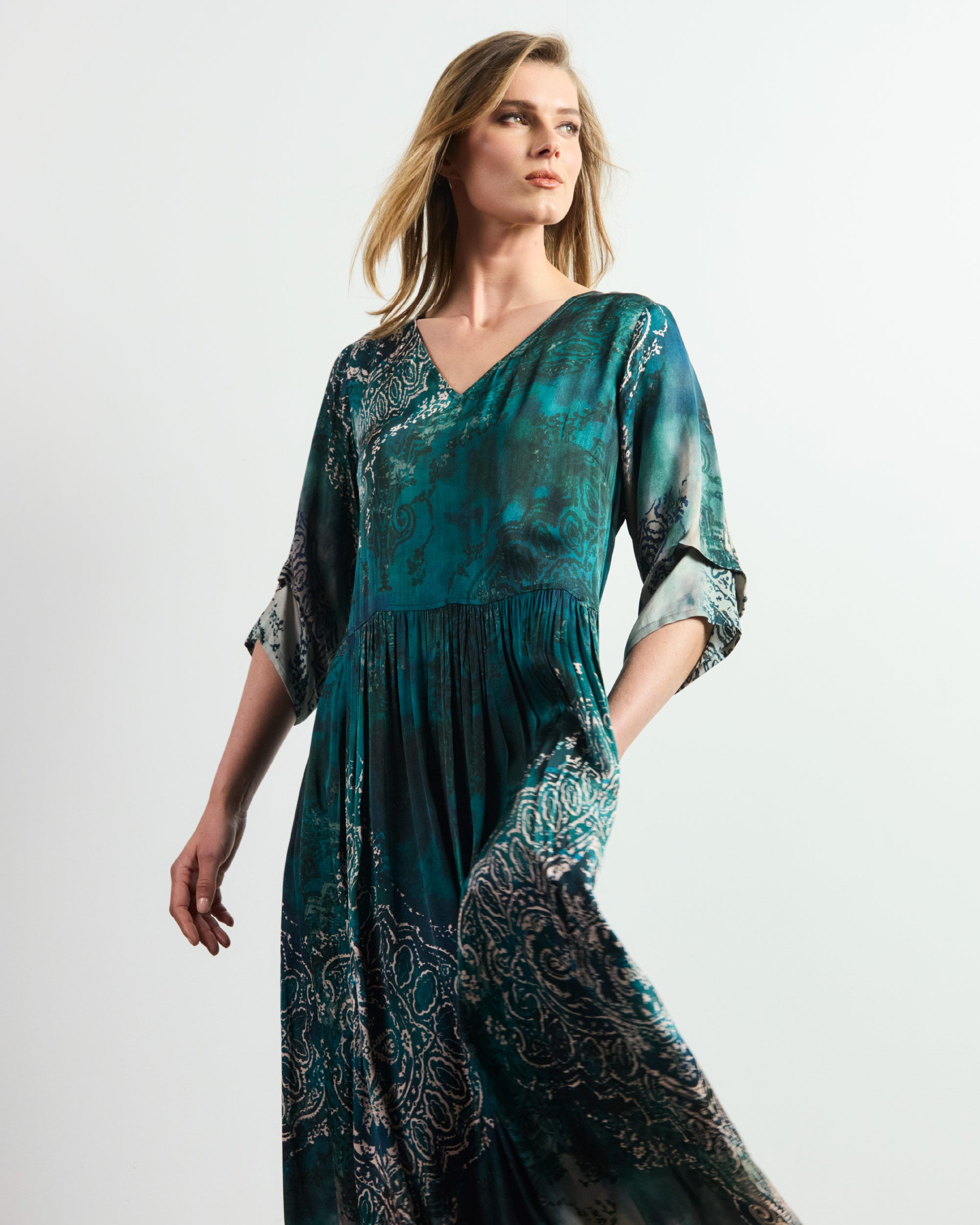 Candela Dress - Raj Print