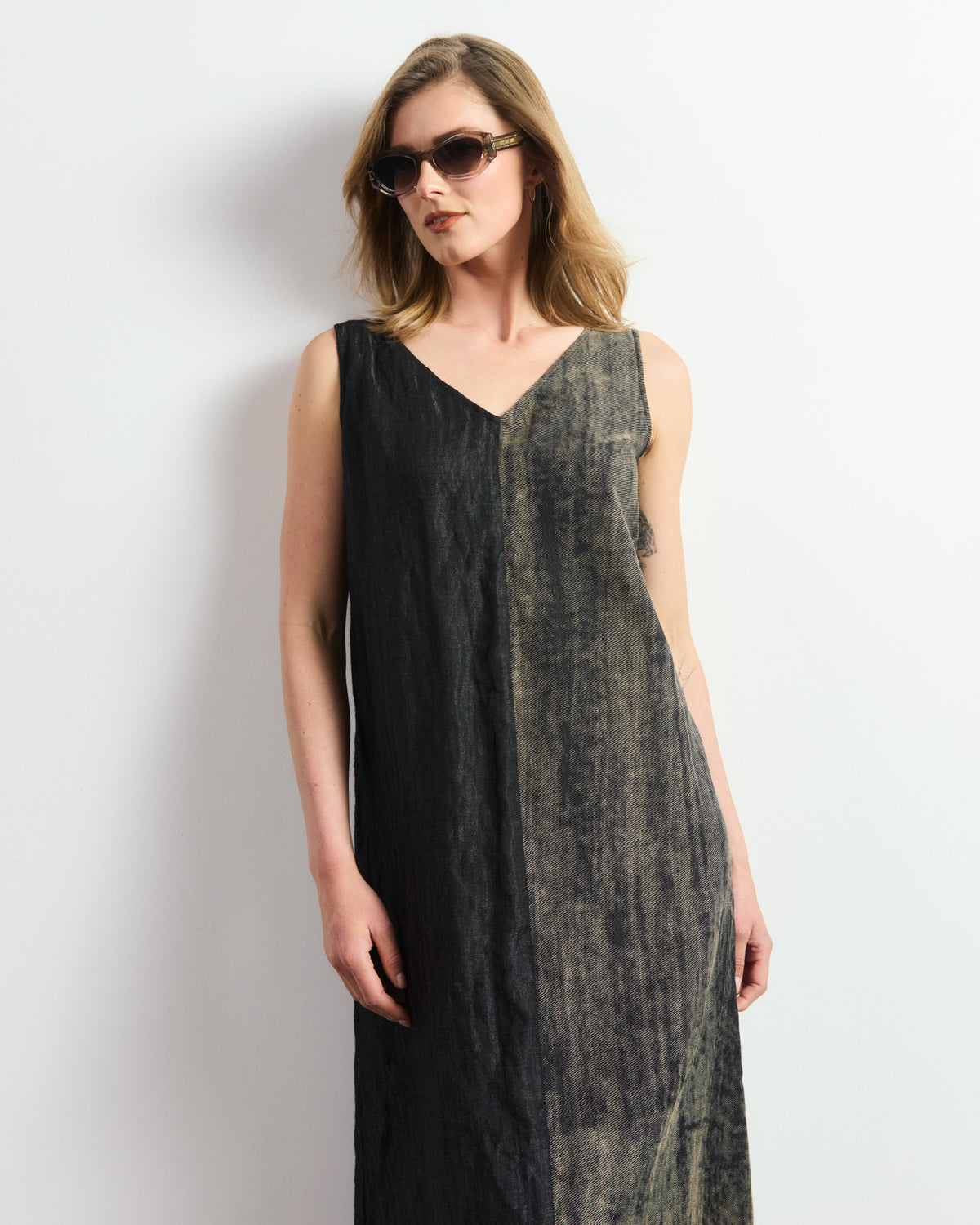 Ombra Dress - Bronze &amp; Black