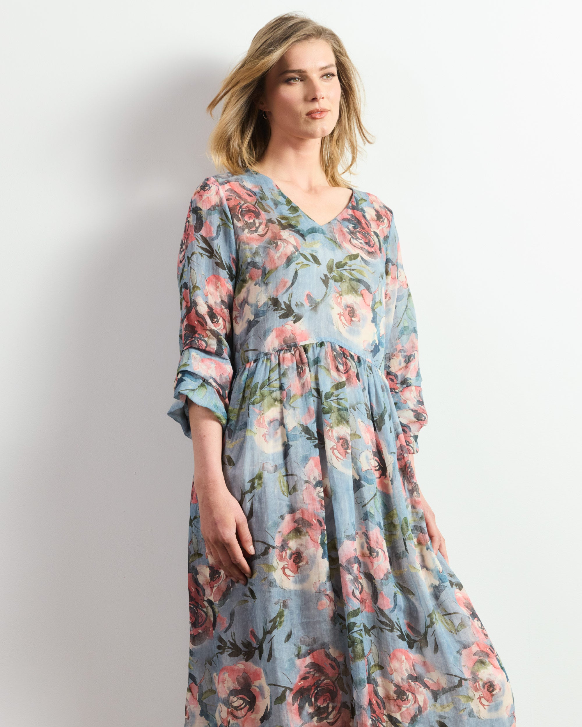 Florio Dress - Summer Roses