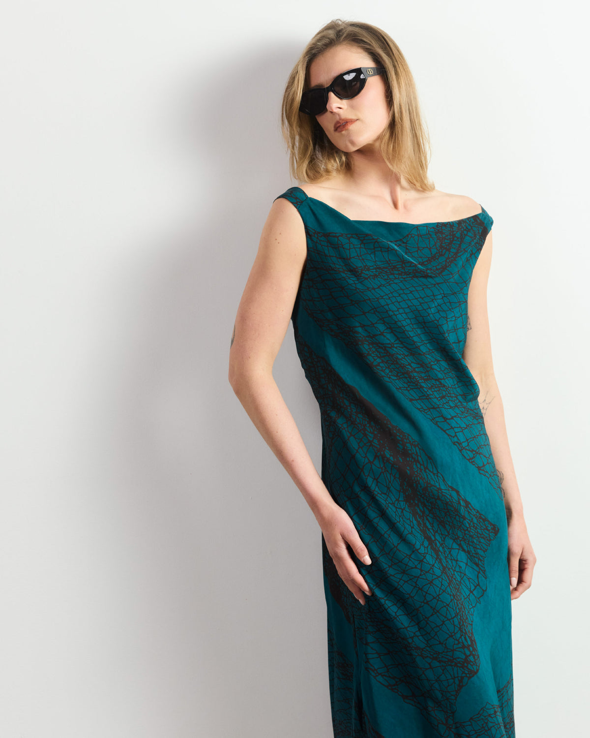 Strato Dress - Fishing Nets Print