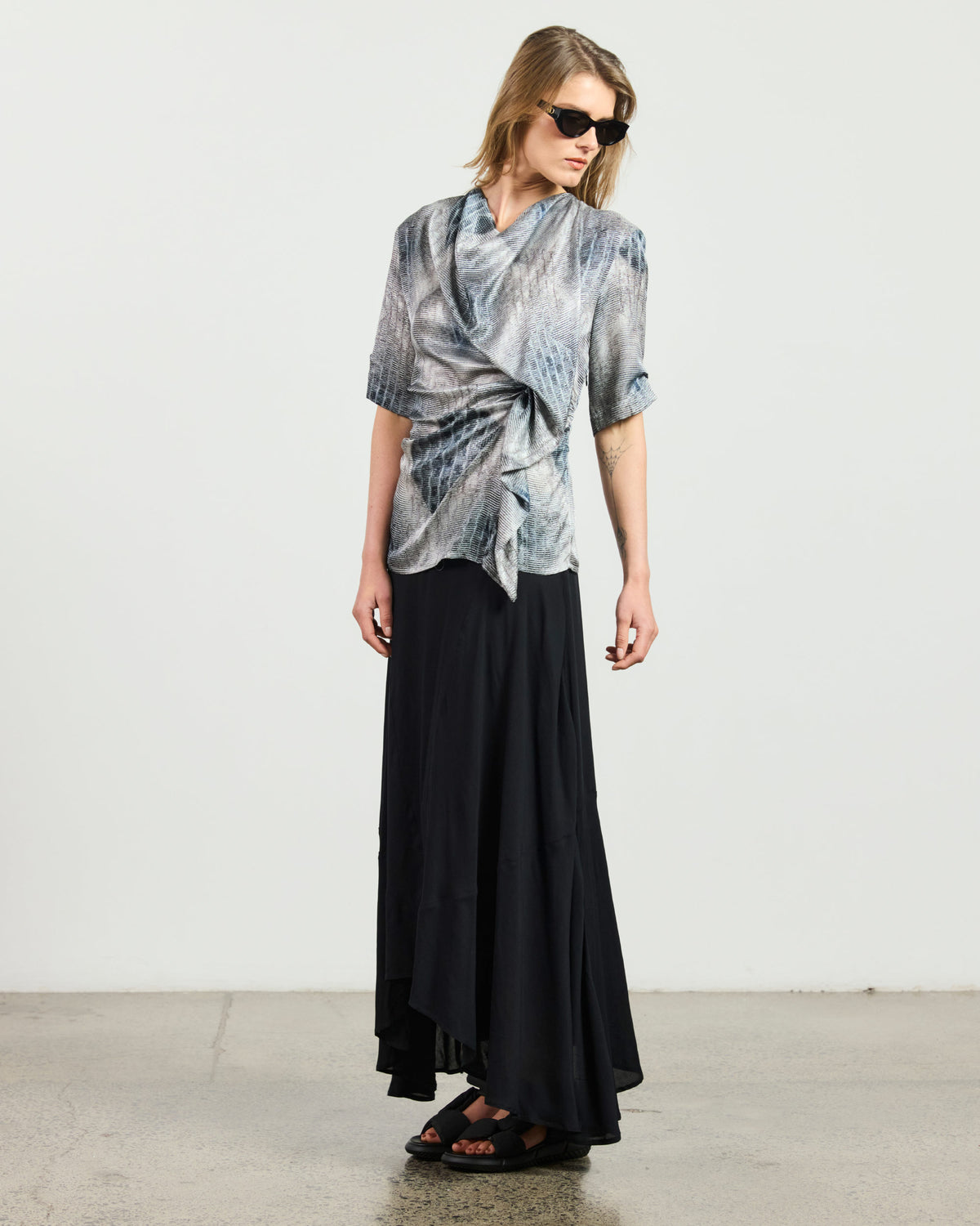 Cappuccino Top - Diamond Print