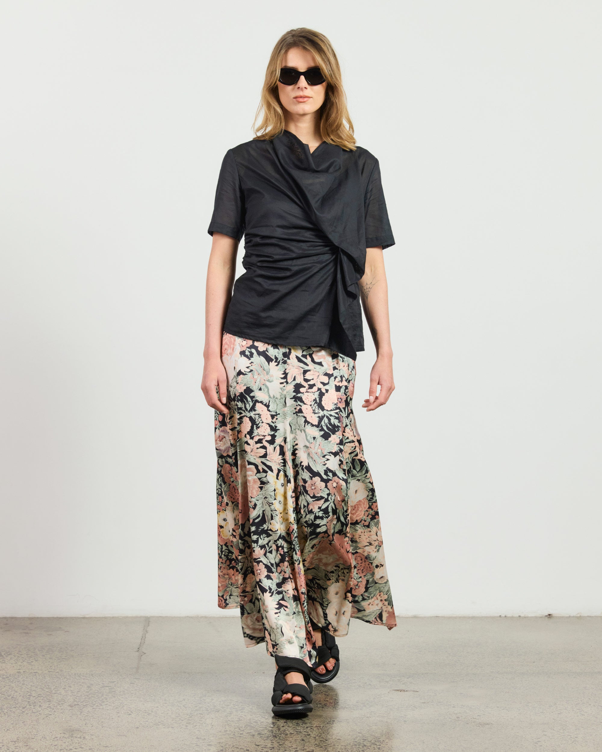 Aurora Skirt - Flower Garden Print