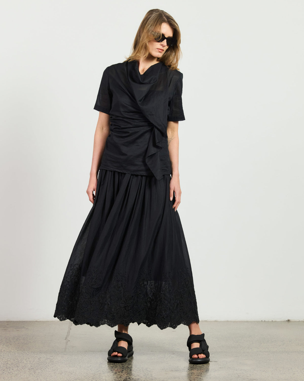 Cappuccino Top - Black
