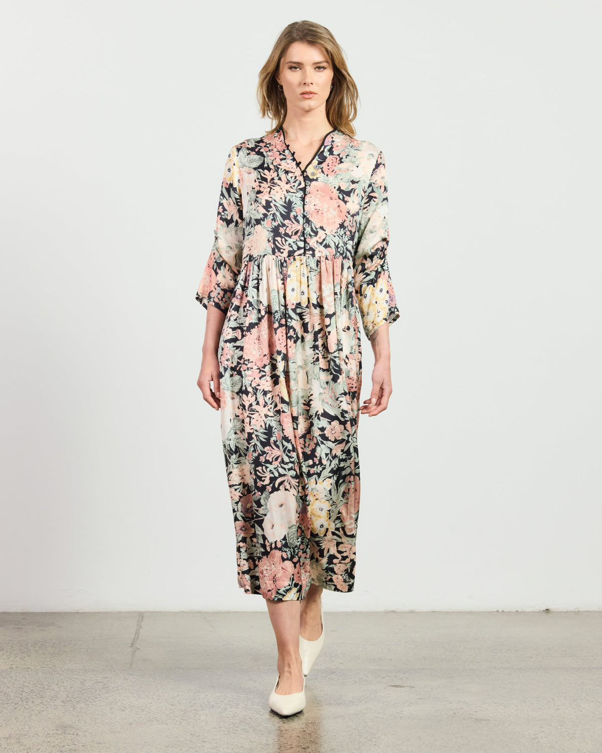 Clementina Dress - Flower Garden Print
