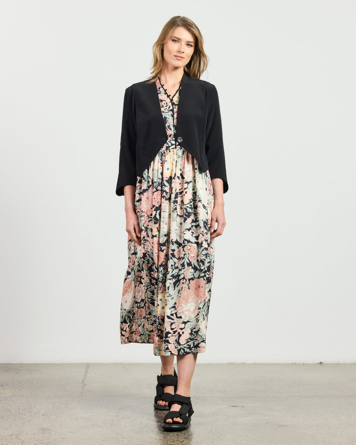 Clementina Dress - Flower Garden Print