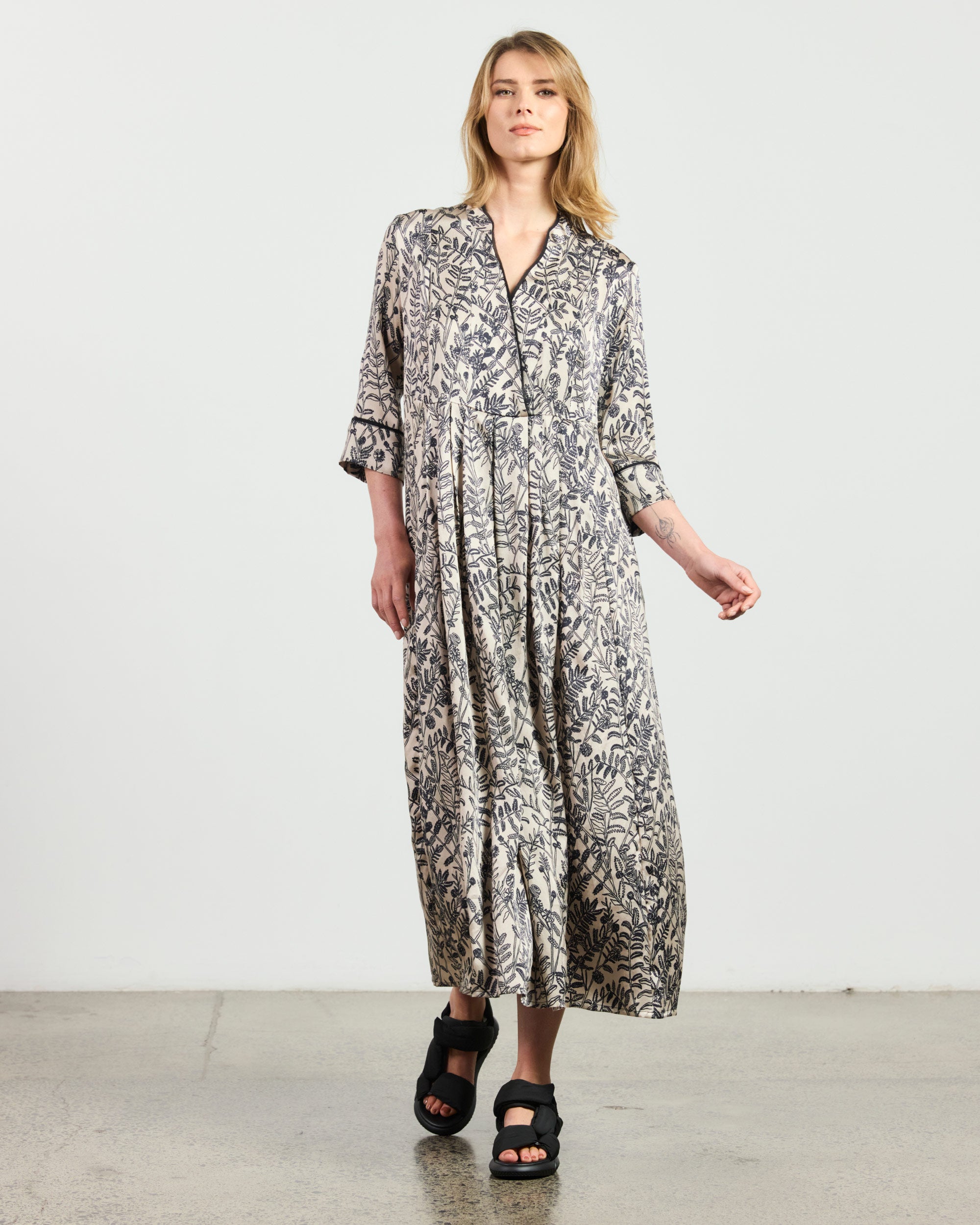 Marinella Dress - Herbal Print