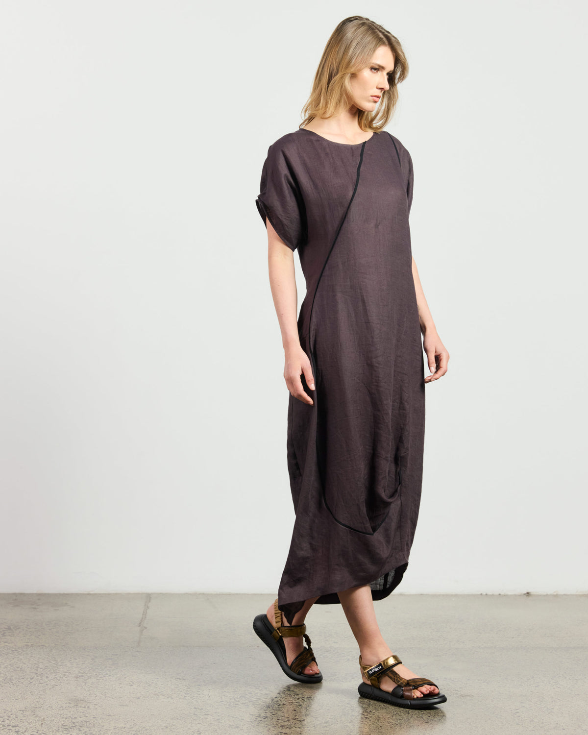 Spirale Dress - Cocoa