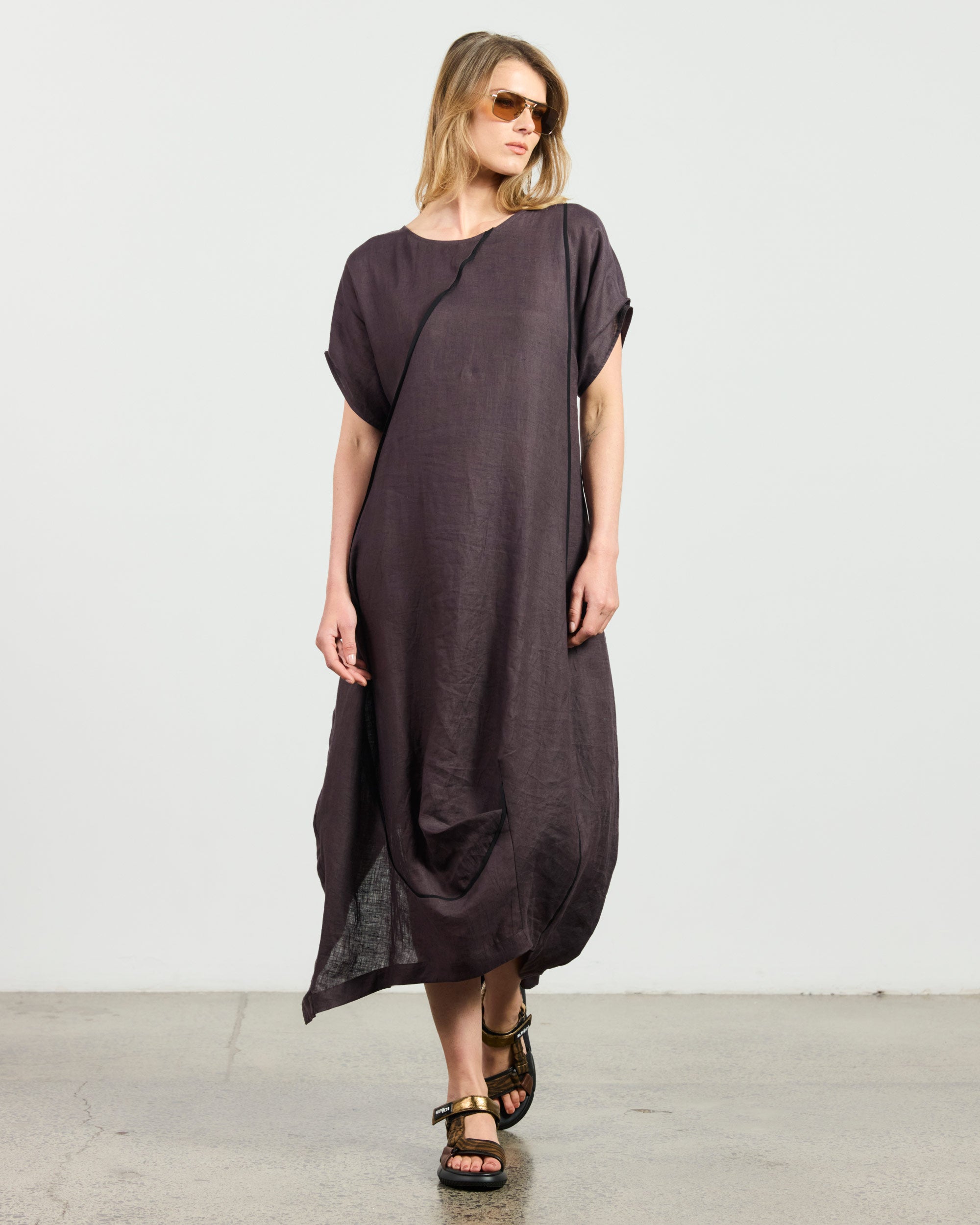 Spirale Dress - Cocoa