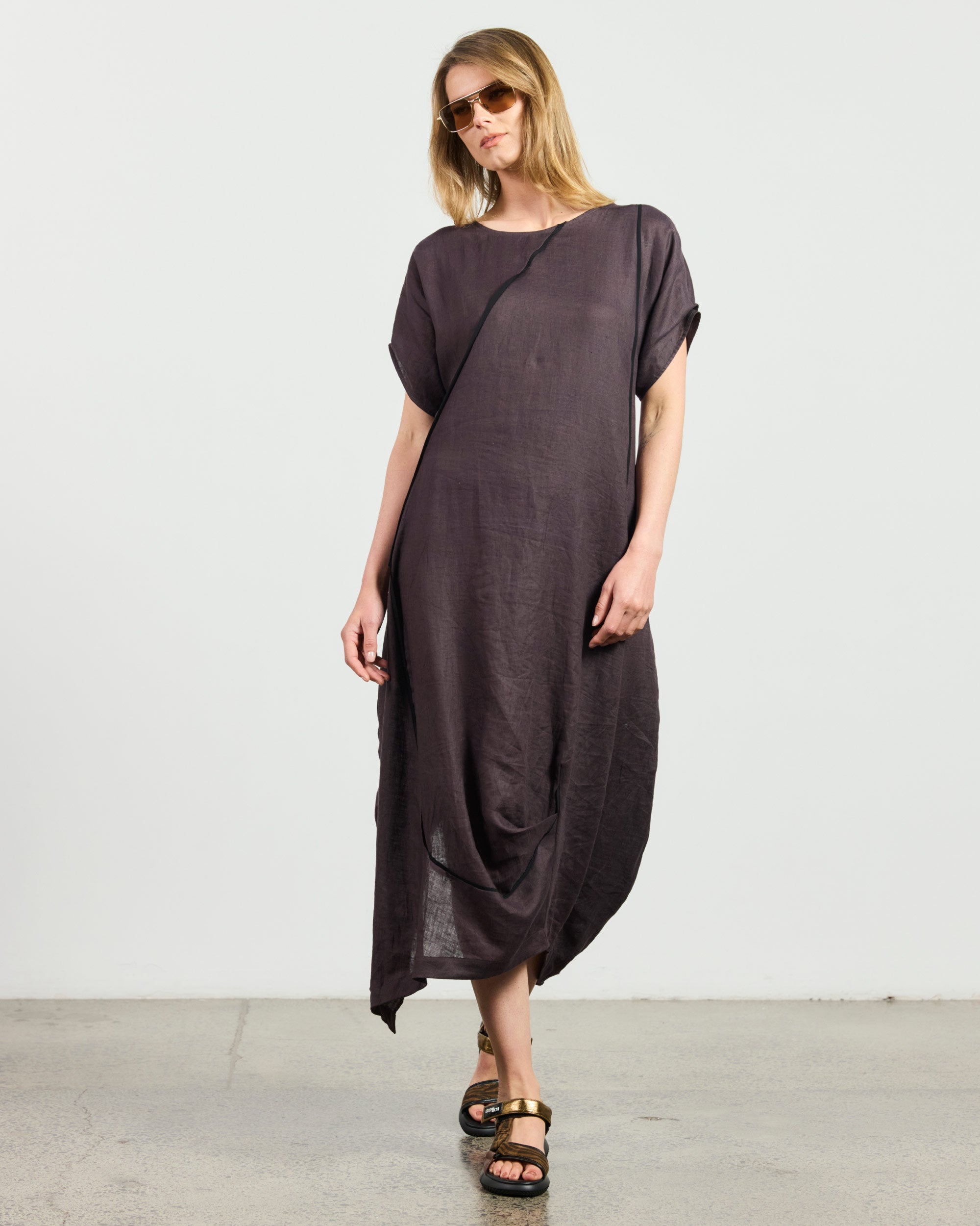 Spirale Dress - Cocoa