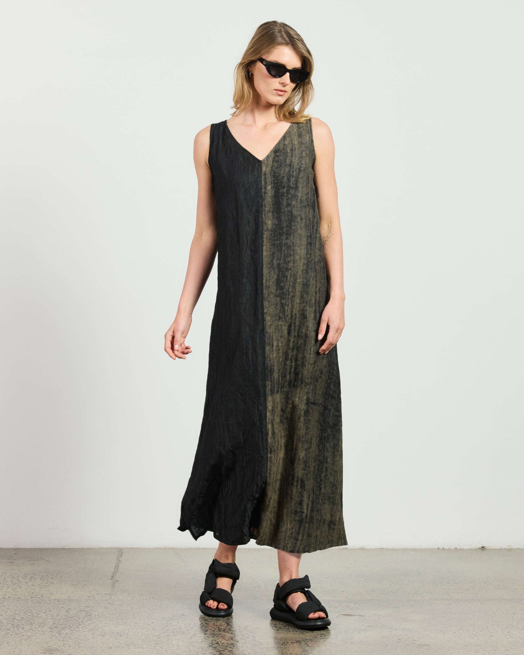 Ombra Dress - Bronze &amp; Black