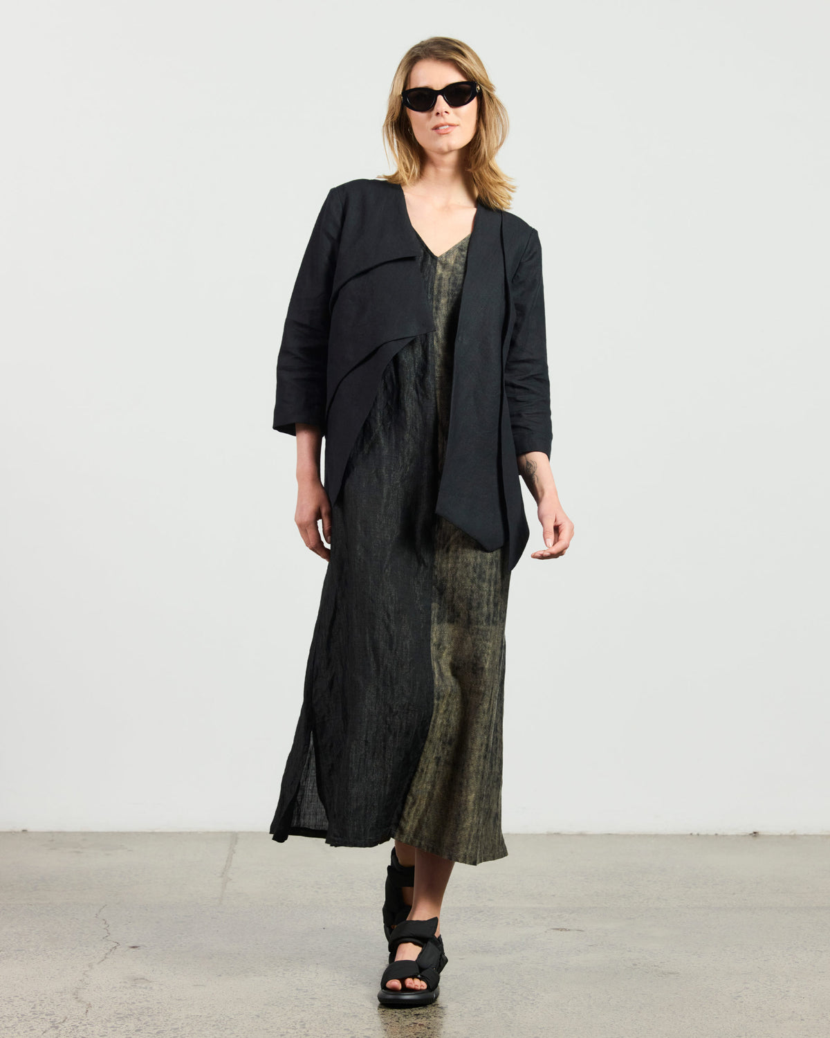 Ombra Dress - Bronze &amp; Black