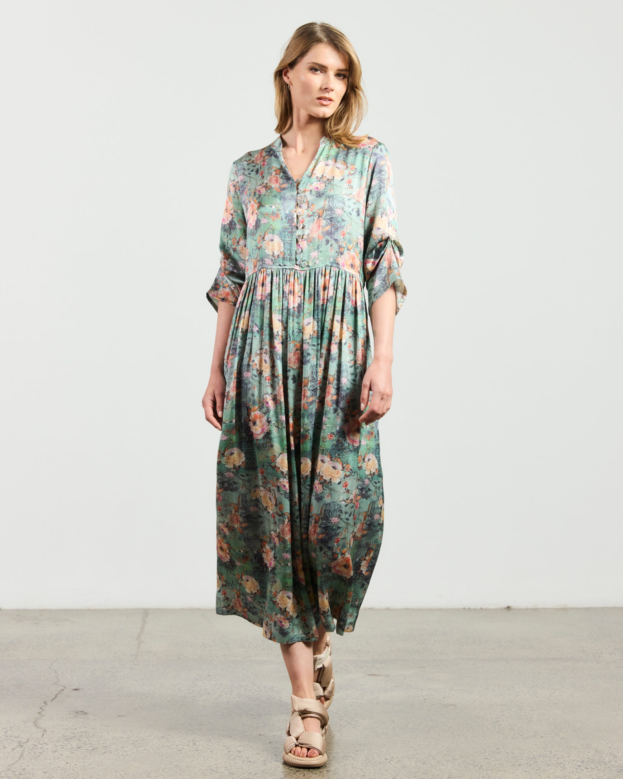 Clementina Dress - Pastel Floral