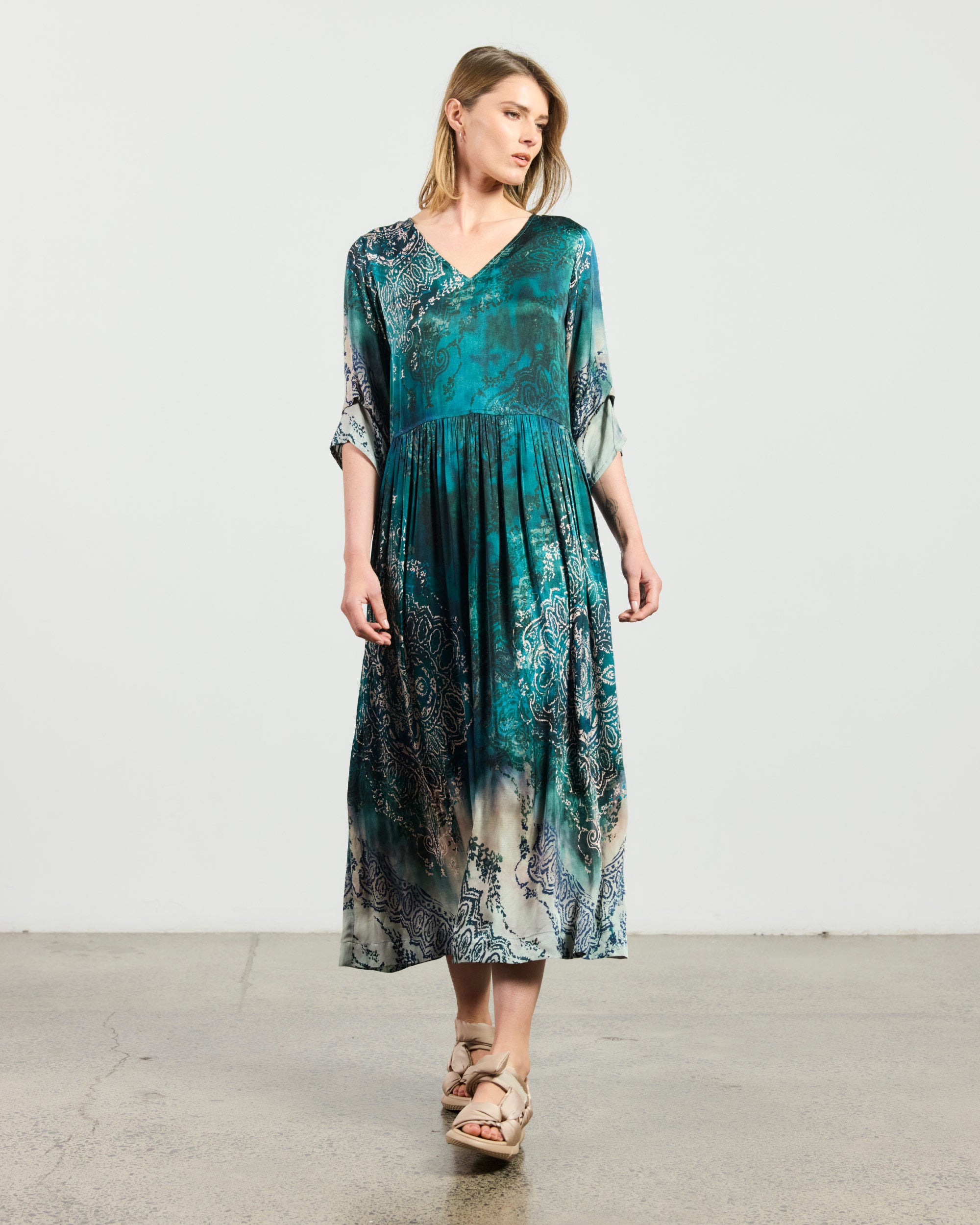 Candela Dress - Raj Print