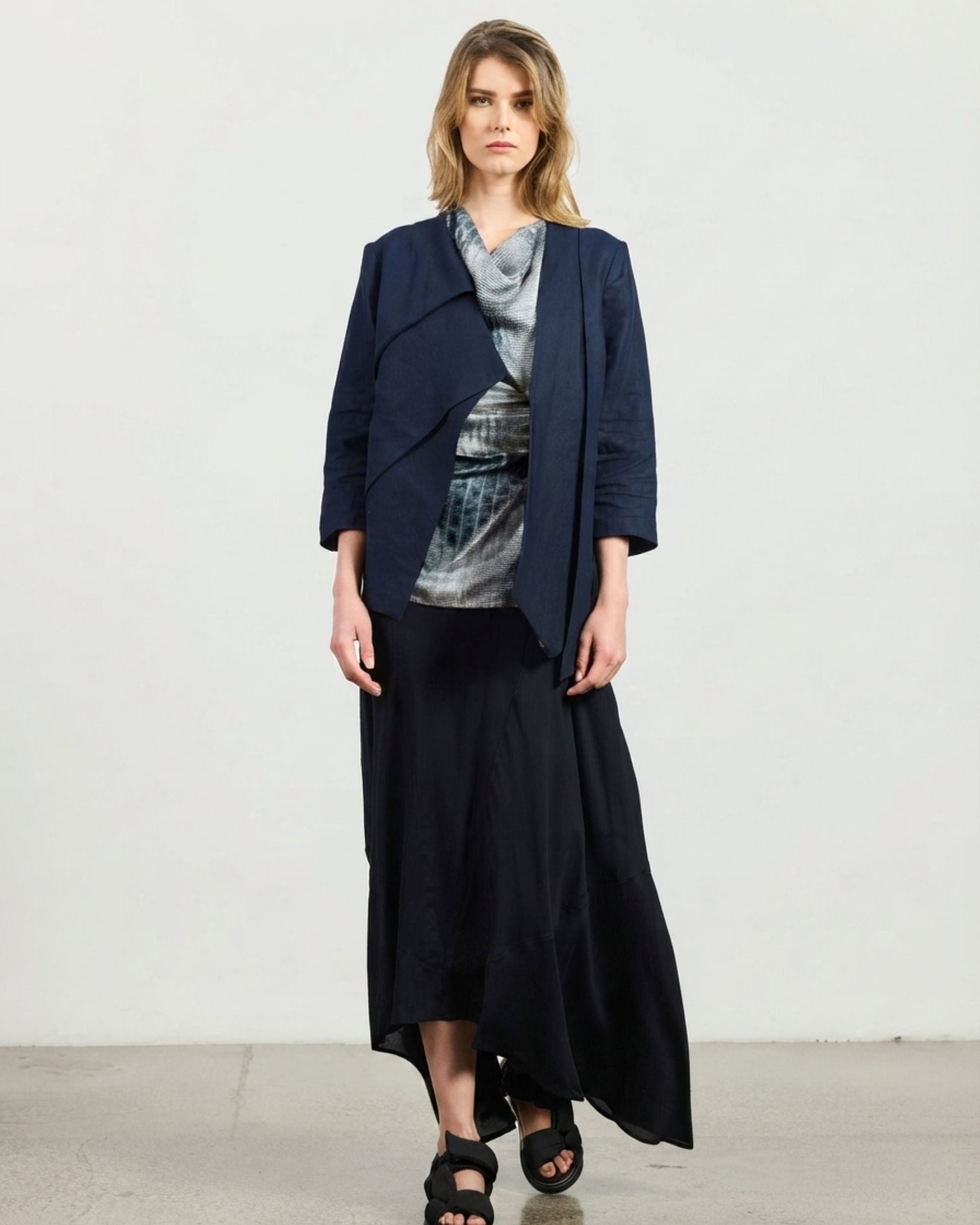 Origami Jacket - Navy