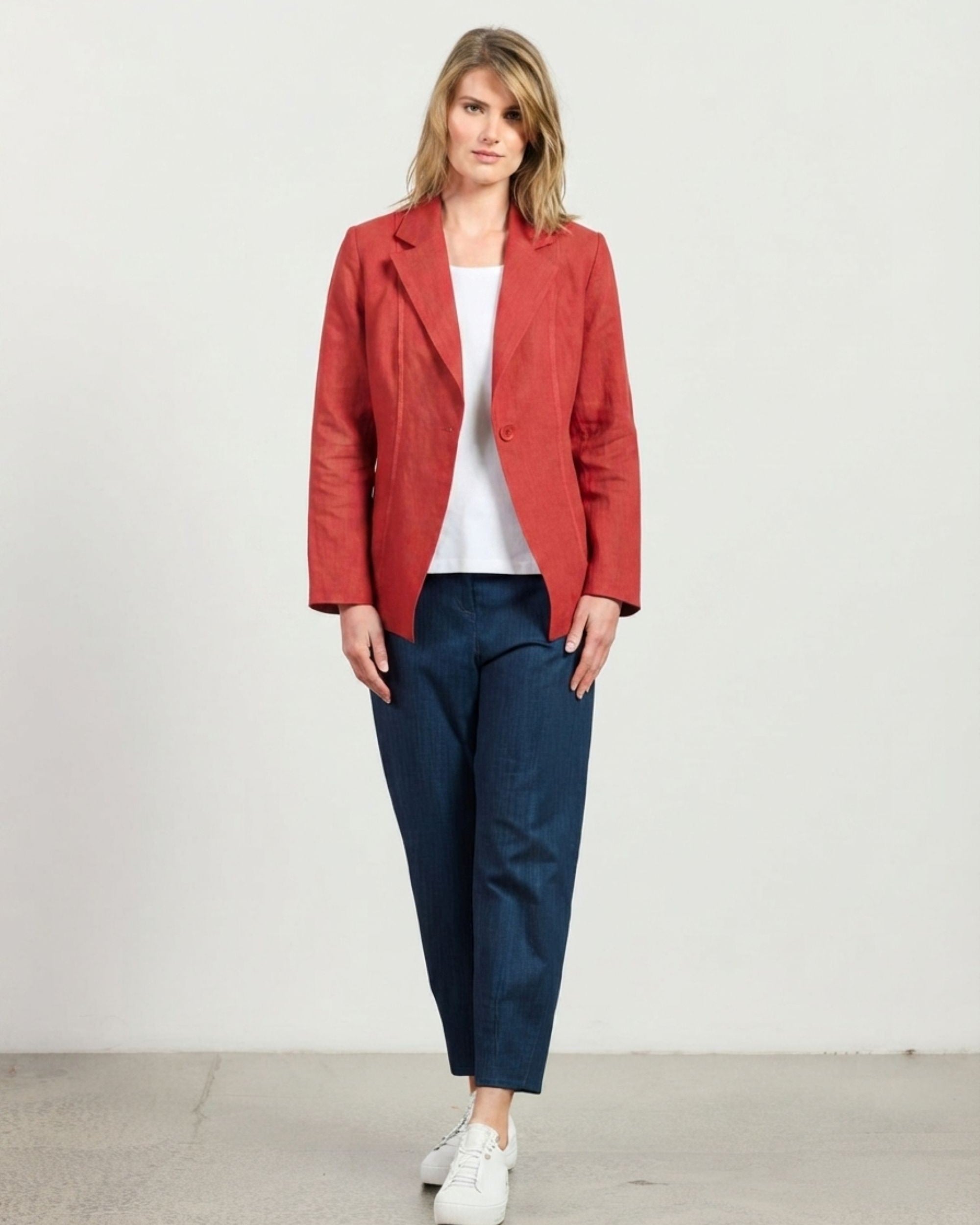 Piazza Jacket - Vermilion