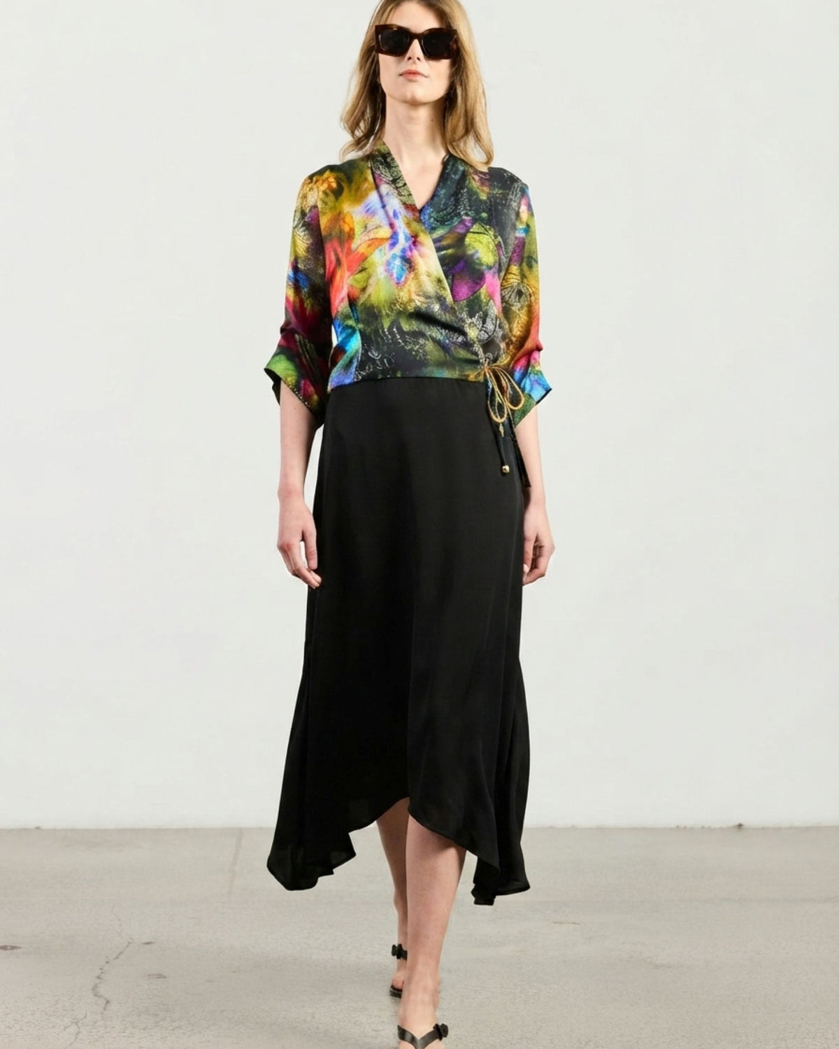 Renata Top - Floral Kaleidoscope