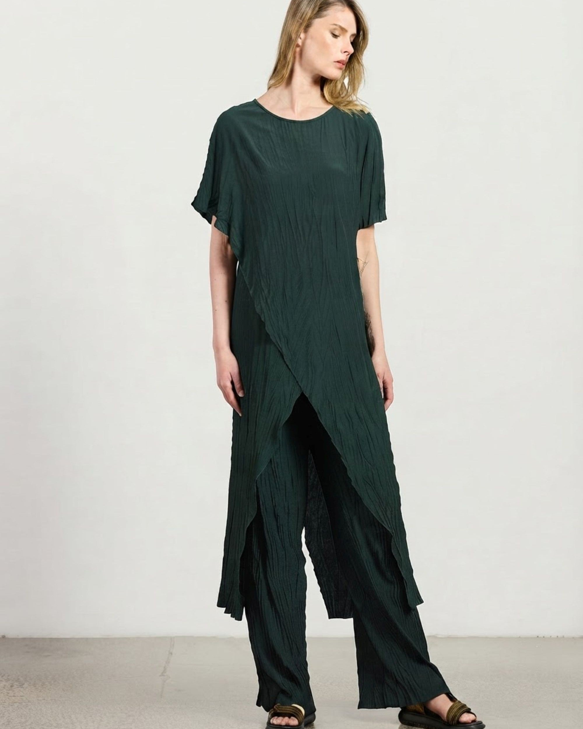 Scala Dress - Cypress Green