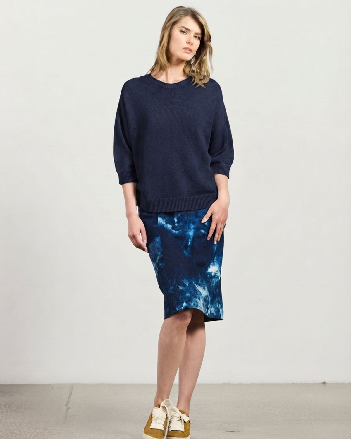 Taormina Top - Navy