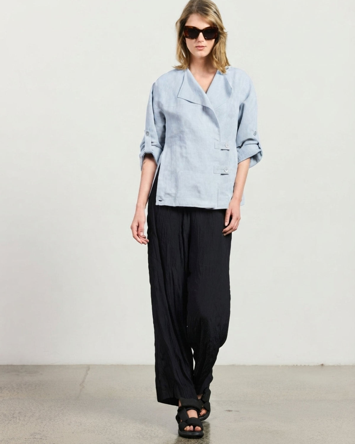 Trapani Jacket - Antique Blue