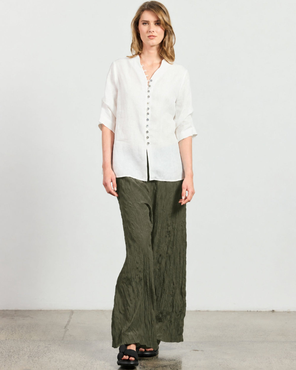 Viviani Pant -Olive