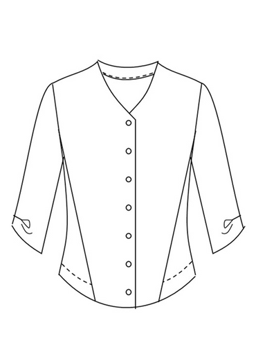 Sumatra Shirt Jacket - Printed Silk